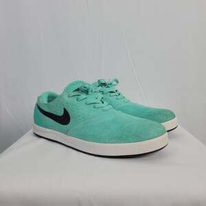 Nike SB Eric Koston 2 Skate Shoes men's size 8.5 Crystal Mint Black 580418-301